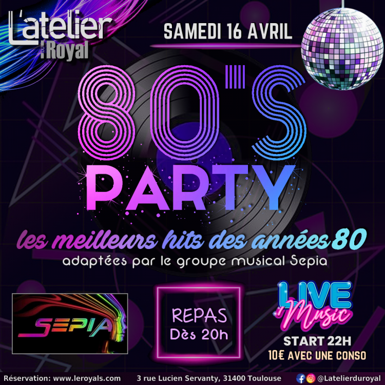 80 s party 1604
