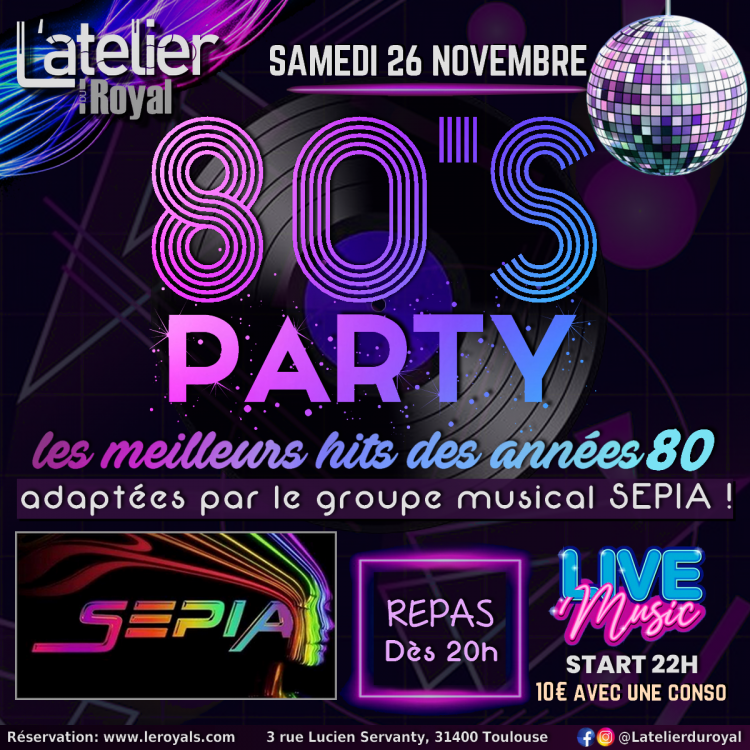 80 s party 2611