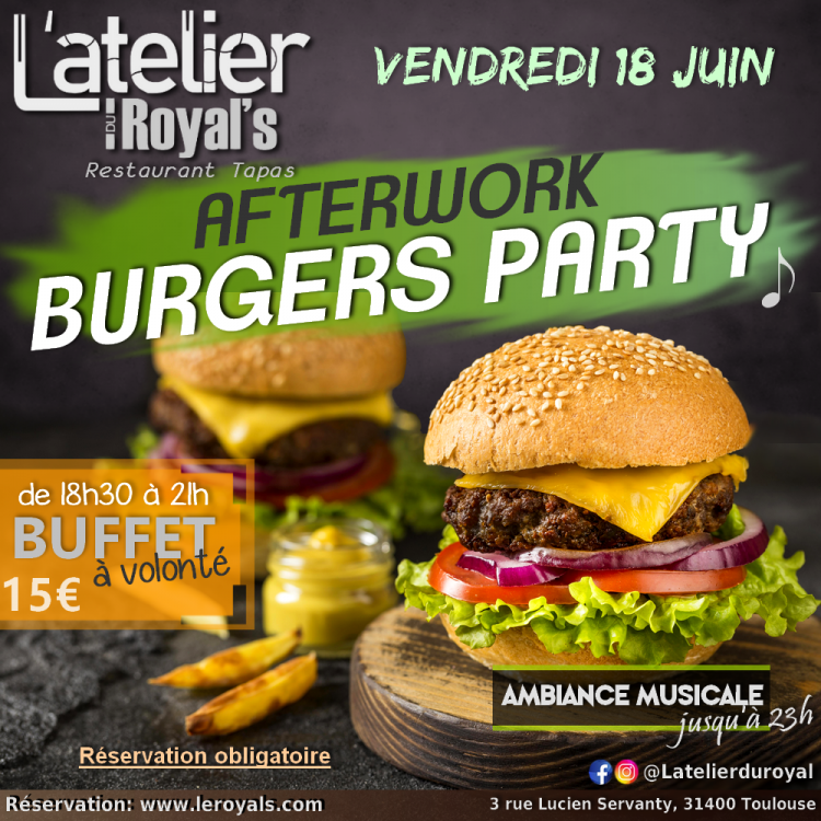 Afterwork burger party